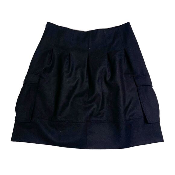 Burberry London Wool Pleated Mini Skirt - Picture 2 of 7